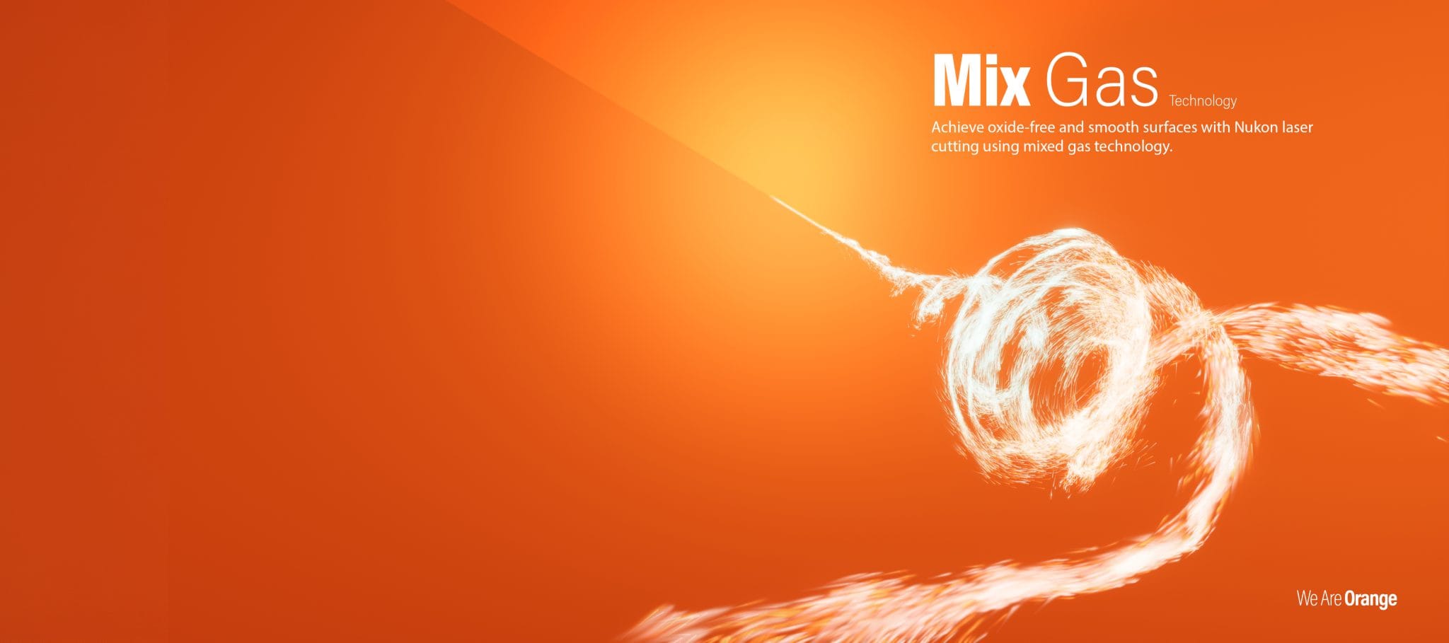 Achieve oxide-free and smooth surfaces with Nukon laser cutting using mixed gas technology.